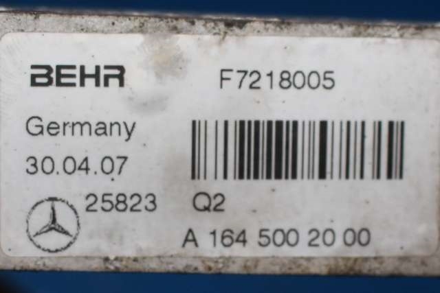 Oljekjøler til Mercedes GL 2006-2012 (X164) (X164) (MERCEDES|A 164 500 20 00|)