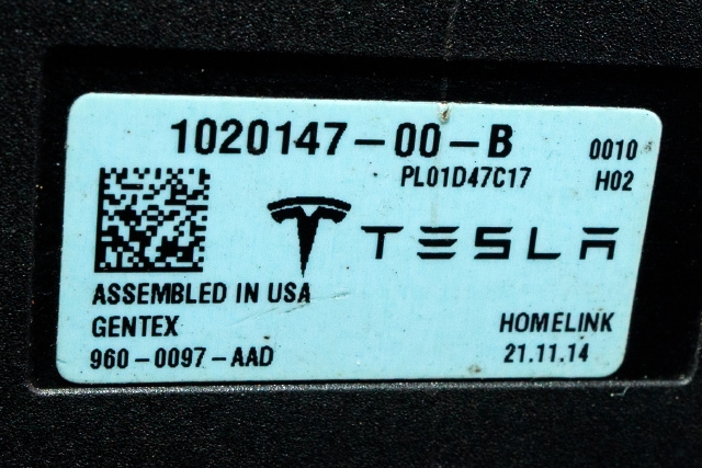 Styreenhet diverse til Tesla Model S 2013-2016 (Fase 1)  (TESLA|1020147-00-B|)