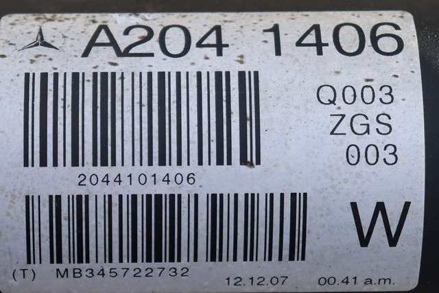 Mellomaksel til Mercedes C-Klasse 2007-2011 (Fase 1) (W204) (W204) (MERCEDES|A 204 410 14 06|)