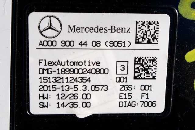 Taklyspanel til Mercedes B-Klasse, electric drive 2014-2018 (W242) (W242) (MERCEDES|A 000 900 44 08|)