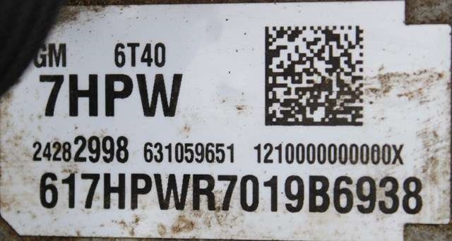 Girkasse 4WD komplett automat til Opel Mokka X 2016-2019 (Type I, Fase 2)  (GM|24 282 998|)
