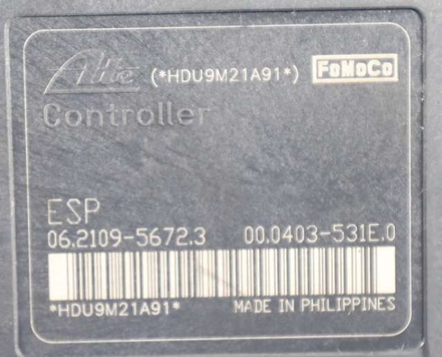 ABS sentral til Ford Fiesta 2008-2012 (Type VI, Fase 1) (FORD|8V51-2C405-AE|)