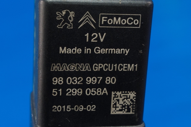 Rele gløde til Ford Kuga 2013-2019  (CITROEN|98 032997 80|)