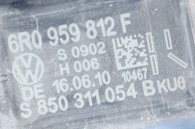 Ruteheis høyre bak til VW Polo 2009-2014 (Type V, Fase 1)  (VAG|6R0 959 812 F|)