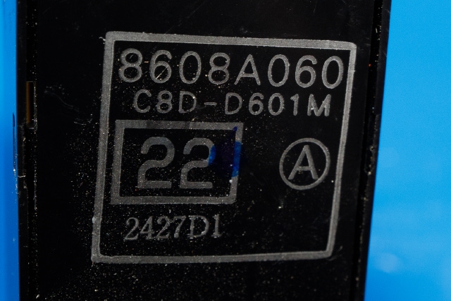 Bryter ruteheis førerdørspanel til Mitsubishi Outlander 2007-2010 (Type II, Fase 1) (MITSUBISHI|8608A060|)