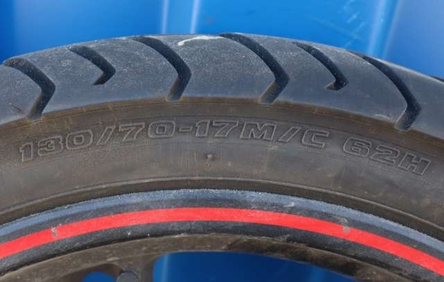 MC, Bakhjul til MC Yamaha YZF-R125 2008-2013 (130 X 70 R 17"|)