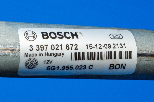 Viskermotor frontrute komplett m/overføring til VW e-Golf 2014-2017 (Fase 1)  (VAG|5G1 955 023 C|)