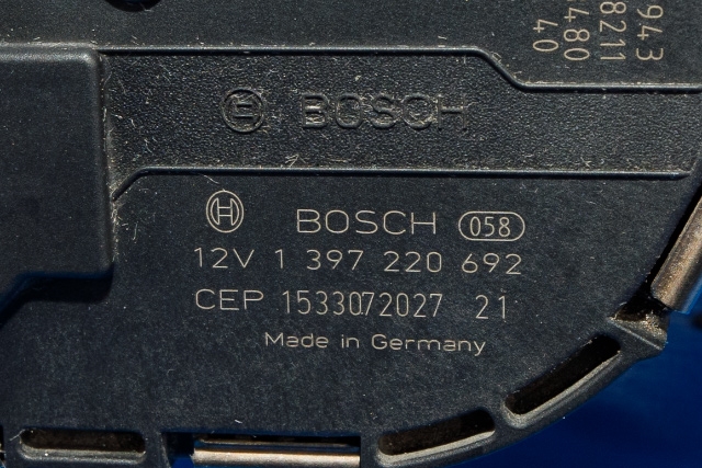 Viskermotor frontrute komplett m/overføring til VW e-Golf 2014-2017 (Fase 1)  (VAG|5G1 955 023 C|)