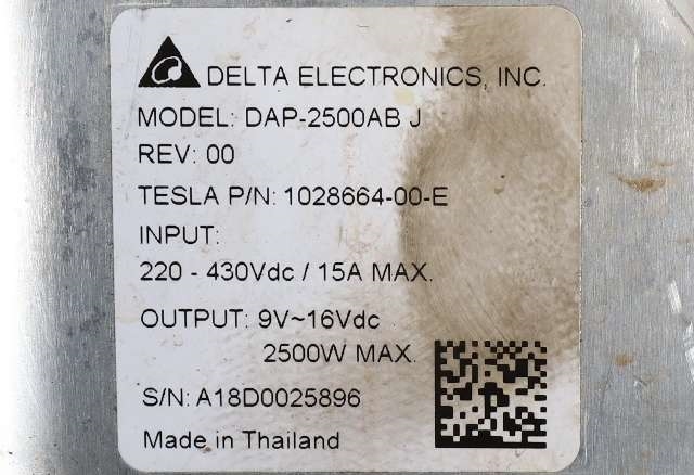 DCDC converter elbil til Tesla Model S 2016-2021 (Fase 2) (TESLA|1028664-00-E|)
