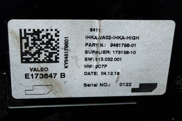 Styreenhet klima/aircondition til BMW i3 2013-2022  (BMW|9 461 798|)