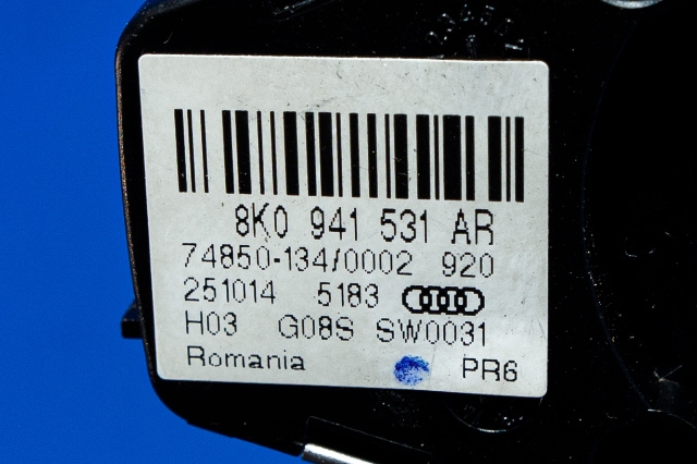 Bryter lys til Audi A4 2007-2014 (Type IV) (B8) (B8) (VAG|8K0 941 531 AR|)