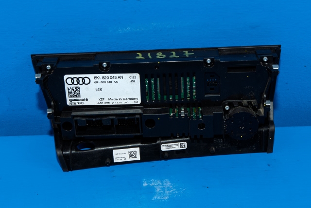Varmeapparat betjening til Audi A4 2007-2014 (Type IV) (B8) (B8) (VAG|8K1 820 043 AN|)