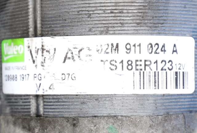 Starter diesel til VW Tiguan 2007-2011 (Type I, Fase 1)  (VALEO|TS18ER123|02M 911 024 A|)
