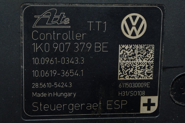 ABS sentral til Škoda Octavia 2009-2013 (Type II, Fase 2)  (VAG|1K0 614 517 CP|)
