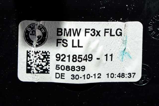 Dashbord friskluftdyse venstre til BMW 3-Serie 2012-2018 (F30/F31/F34) (F30/F31/F34) (BMW|9 218 549-11|)