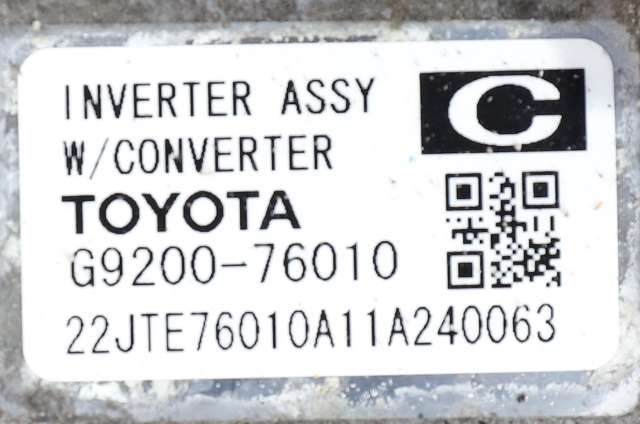 Inverter hybrid til Lexus CT 2010-2020 (TOYOTA|G9200-76010|)