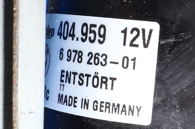 Viskermotor frontrute komplett m/overføring til BMW 3-Serie 2005-2011 (E90/E91/E92/E93) (E90/E91/E92/E93) (BMW|6 978 263|)