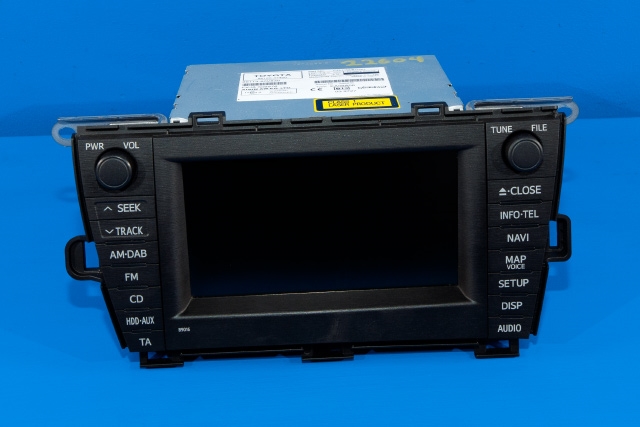Bilstereo navigasjon til Toyota Prius, 2009-2016 (Type III) (COMBI) (COMBI) (TOYOTA|86120-47400)