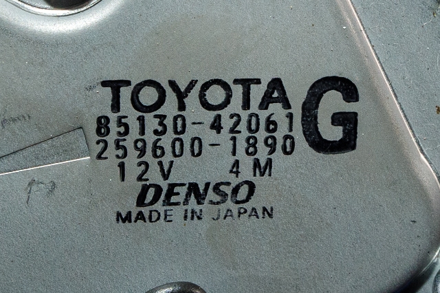Viskermotor bakrute til Toyota RAV4 2006-2009 (Type III, Fase 1)  (DENSO|259600-1890|85130-42061|)