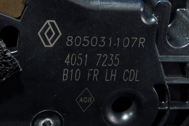 Låsekasse venstre foran til Renault Zoe 2013-2019 (Fase 1)  (RENAULT|8050 31107R|)