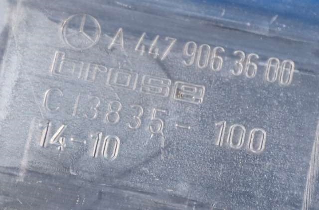 Ruteheis, kun motor, høyre foran til Mercedes Vito 2014-->> (W447) (W447) (MERCEDES|A 447 906 36 00|)