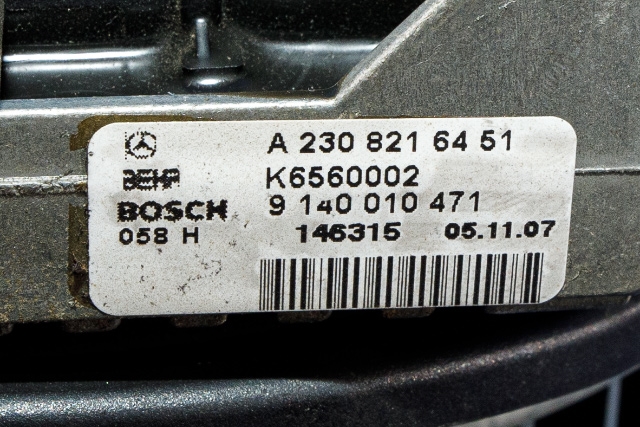 Varmeapparat motor til Mercedes CLS 2004-2010 (C219) (C219)