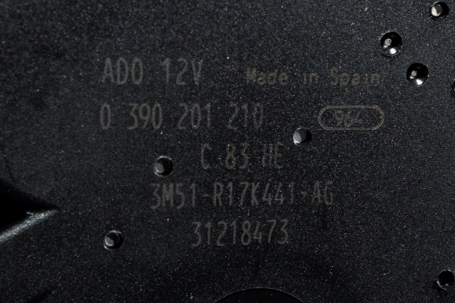 Viskermotor bakrute til Ford Mondeo 2011-2014 (Type IV, Fase 2) (BOSCH|0 390 201 210|3M51-R17K441-AG|)