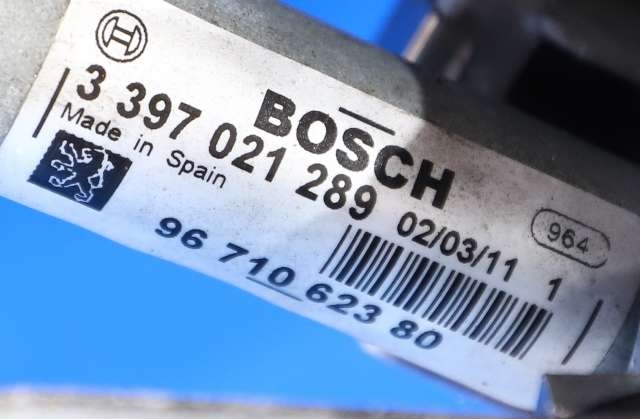 Viskermotor foran høyre til Peugeot 5008 2010-2017 (Type I) (BOSCH|1 397 220 577|)
