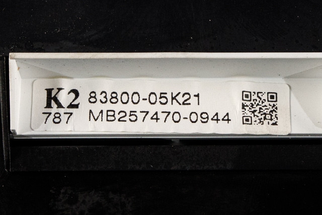 Instrumentpanel til Toyota Avensis 2009-2015 (Type III, Fase 1)  (DENSO|257470-0944|83800-05K21|)