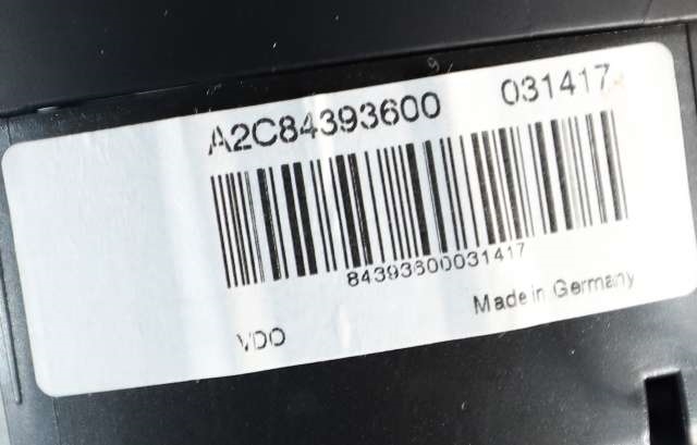 Instrumentpanel til VW Caddy 2010-2015 (Type III, Fase 2)  (VAG|2K0 920 876 A|)