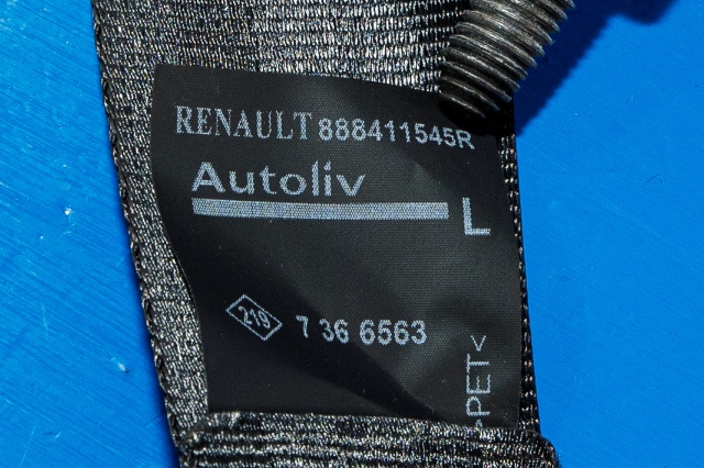 Sikkerhetsbelte bak venstre til Renault Zoe 2013-2019 (Fase 1)