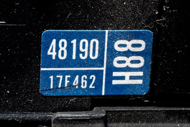 Bryter visker til Toyota RAV4 2009-2013 (Type III, Fase 2) (TOYOTA|17F462-48190|)