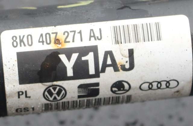 Drivaksel venstre foran, bensin/automat til Audi A4 2007-2014 (Type IV) (B8) (B8) (VAG|8K0 407 271 AJ|)