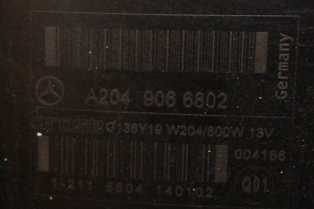 Kjølevifte til Mercedes B-Klasse 2011-2018 (W246) (W246) (MERCEDES|A 204 540 07 88|)