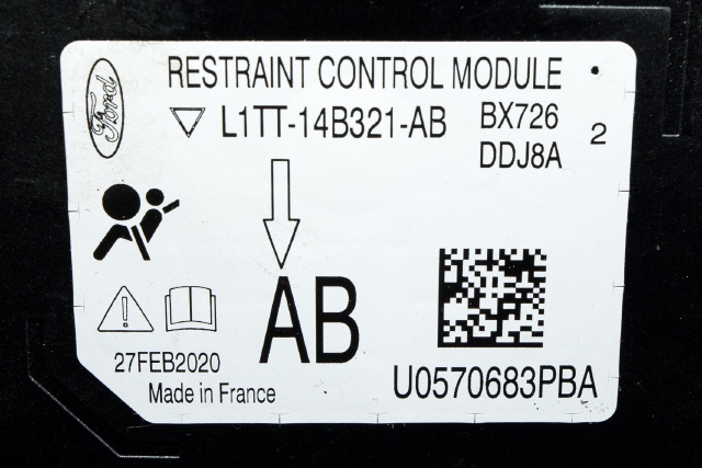 Styreenhet airbag hovedsensor til Ford Puma 2019-->>  (FORD|L1TT-14B321-AB|)