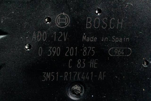 Viskermotor bakrute til Volvo V50 2007-2012 (Fase 2) (BOSCH|0 390 201 875|31218473. FORD NR|)