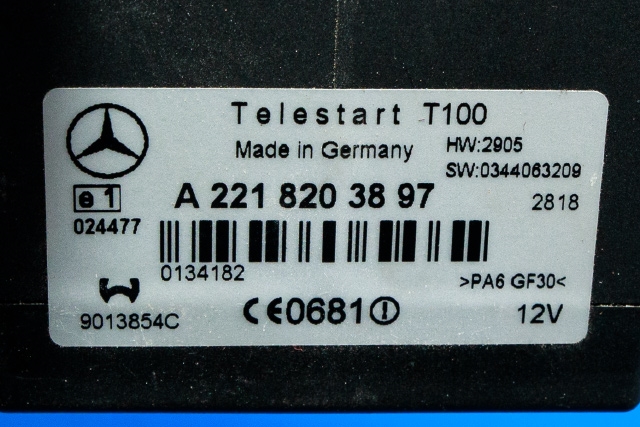 Varmeapparat diverse til Mercedes E-Klasse 2006-2009 (Fase 2) (W211) (W211) (MERCEDES|A 221 820 38 97|)