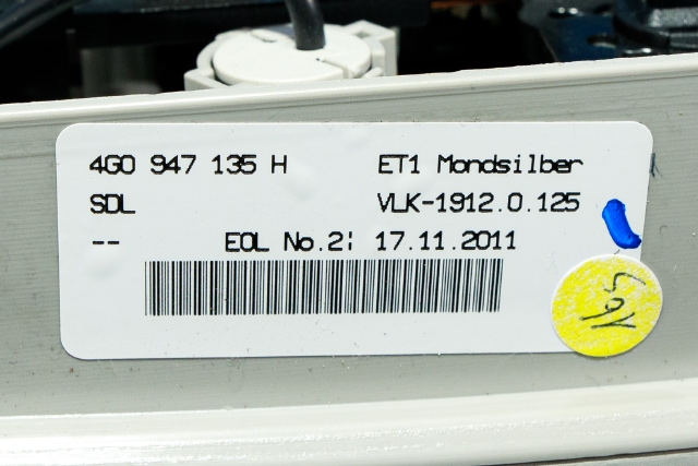 Taklyspanel til Audi A6 2011-2014 (Type IV, Fase 1) (C7) (C7) (VAG|4G0 947 135 H|)