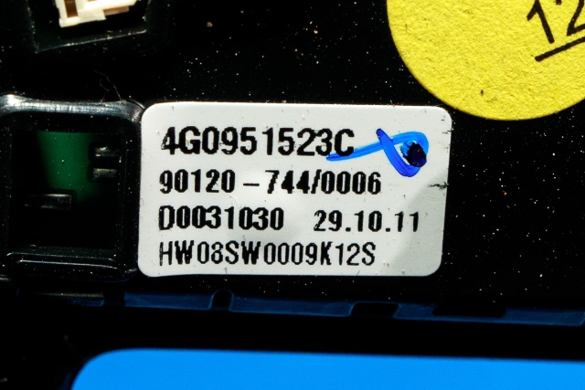 Bryter diverse til Audi A6 2011-2014 (Type IV, Fase 1) (C7) (C7) (VAG|4G0 419 091 R|)