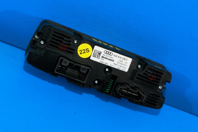 Varmeapparat betjening bak til Audi A6 2011-2014 (Type IV, Fase 1) (C7) (C7) (VAG|4G0 919 158 D|)