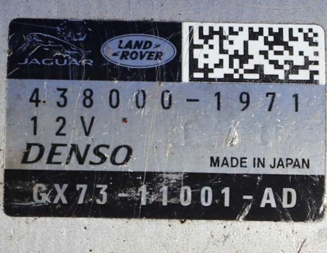 Starter diesel til Jaguar XF 2015-->> (X260) (X260) (DENSO|438000-1971|GX73-11001-AD|)