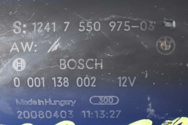 Starter til BMW 1-Serie 2004-2011 (E81/E82/E87/E88) (E81/E82/E87/E88) (BOSCH|0 001 138 002|12.41-7 550 975|)