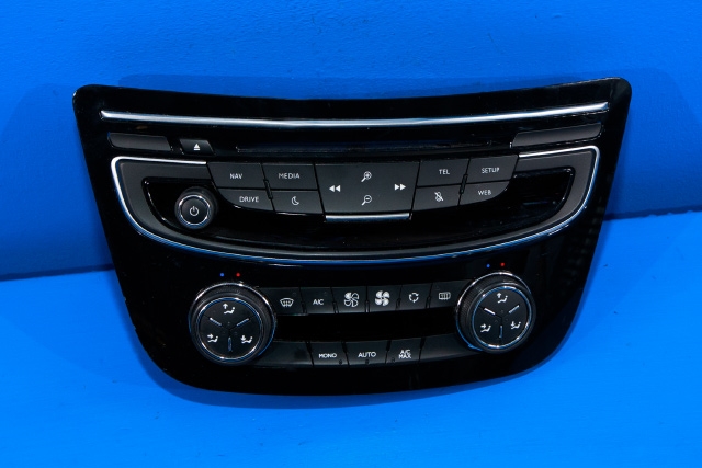 Varmeapparat betjening til Peugeot 508, 2014-2018 (Type I, Fase 2)  (PEUGEOT|98 077013 XZ-02)
