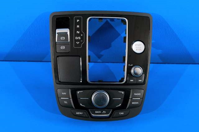 Bilstereo navigasjon betjeningspanel til Audi A6, 2011-2014 (Type IV, Fase 1) (C7) (C7) (VAG|4G1 919 610 C)