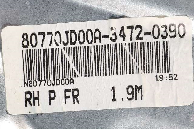 Ruteheis høyre foran til Nissan Qashqai 2010-2014 (Type I, Fase 2)  (NISSAN|80770-JD00A|)