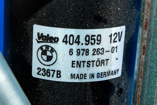 Viskermotor frontrute komplett m/overføring til BMW 3-Serie 2005-2011 (E90/E91/E92/E93) (E90/E91/E92/E93) (BMW|6 978 263|)