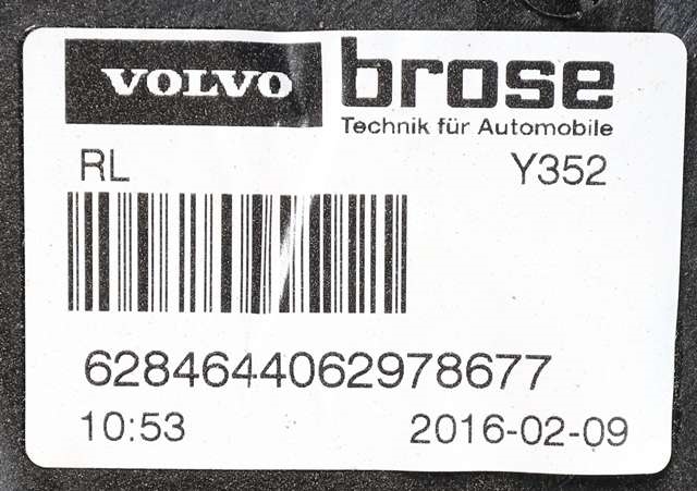 Ruteheis venstre bak til Volvo V60/V60 CC 2013-2018 (Type I, Fase 2)