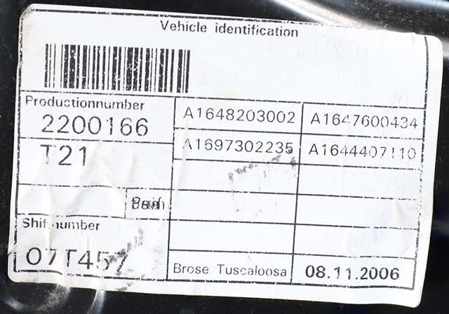 Ruteheis høyre bak til Mercedes ML 2005-2011 (W164) (W164) (MERCEDES|A 251 820 02 08|)
