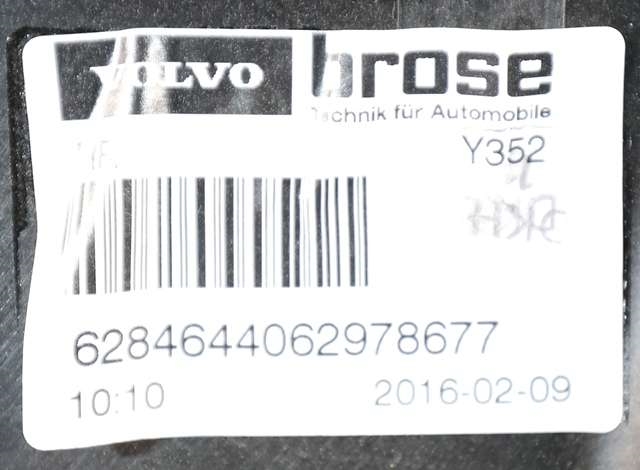 Ruteheis høyre bak til Volvo V60/V60 CC 2013-2018 (Type I, Fase 2)  
