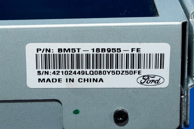 Bilstereo navigasjon skjerm til Ford Focus 2014-2018 (Type III, Fase 2)  (FORD|BM5T-18B955-FE|)